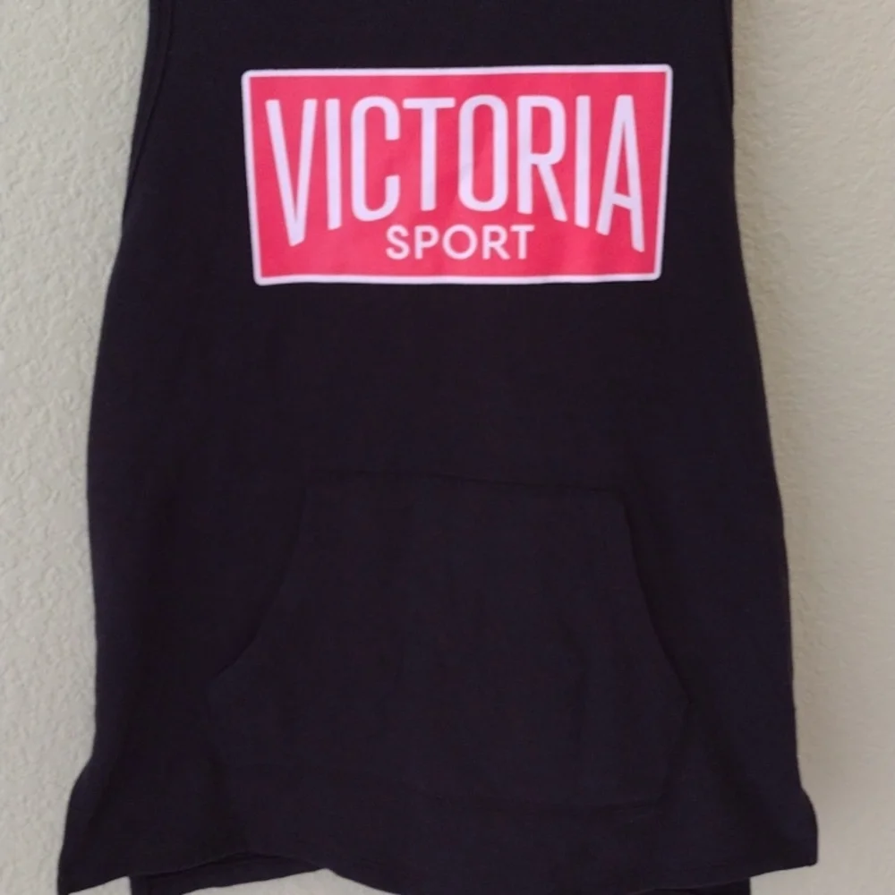 Victoria Secret Sport Workout Muscle Hoodie With Front Pocket - Picture 2 of 9